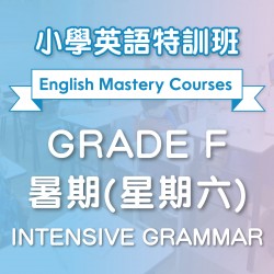 小學英語特訓班(暑期) Intensive Grammar (Grade F) 第一期 (星期六)  - 太子