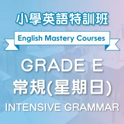 小學英語特訓班(常規) Intensive Grammar (Grade E) 第十期 (星期日)  - 天后