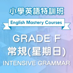 小學英語特訓班(常規) Intensive Grammar (Grade F) 第二期 (星期日)  - 天后